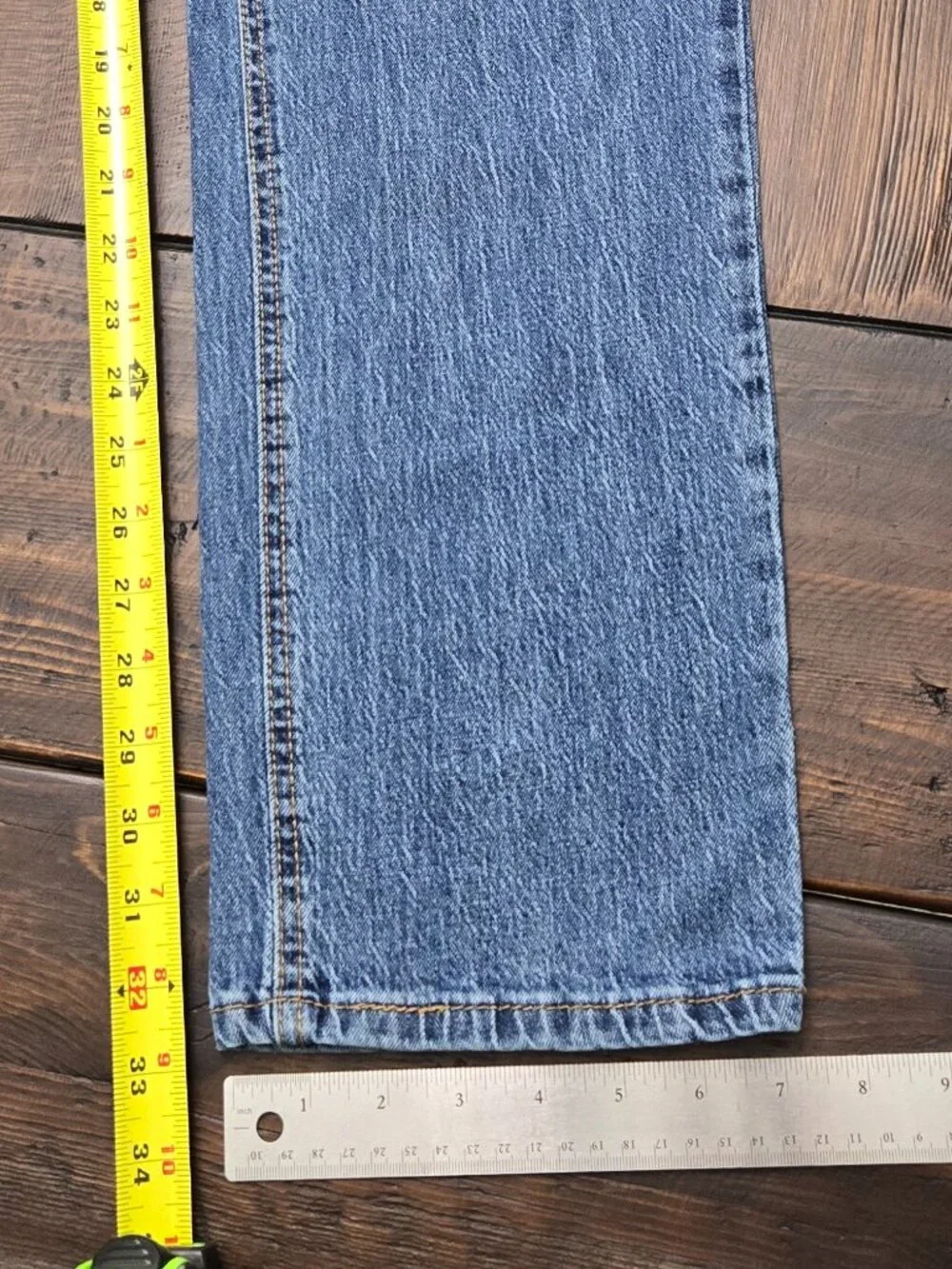 Levis 541 Athletic Taper Jeans Mens 36x34 (Fits 36x33) Blue Stretch Denim Pants